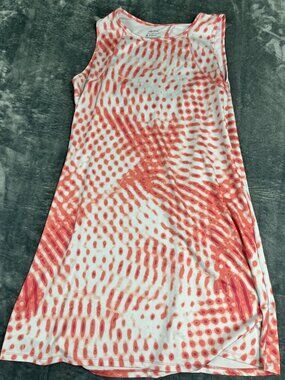 Silver Bait Womens Coral Dot Print Sleeveless Dress XL